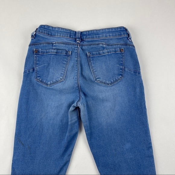 NOBO No Boundaries Jeans Womens Juniors Size 9 Light Wash Distressed - Picture 6 of 9